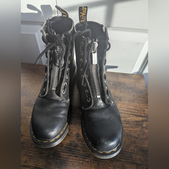 Doc Martens women's 1460 Twin Zip fashion Boots size 9 - Picture 3 of 8